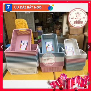   giao ngay  rỏ nhựa chữ nhật bền đẹp. rổ nhựa cao cấp việt nhật.  tự chọn màu  rổ đựng đồ gia dụng gia đình  sắn hàng  