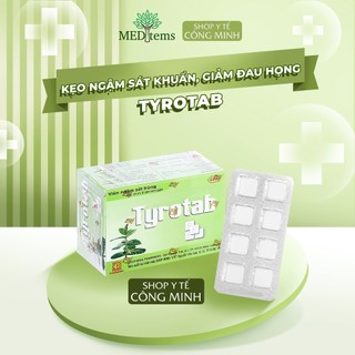   CHÍNH HÃNG  Vên ngậm sát trùng giảm ho giảm đau họng hộp 80 viên 