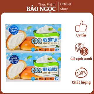 Bánh mỳ kem sữa tươi Pulmuone 150g hộp 2 bánh   - giao hỏa tốc Hà Nội