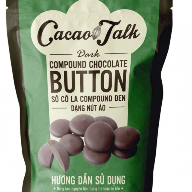socola nút áo đen / sô cô la ( gói 100g ) / chocolate  (trời nóng dễ chảy cân nhắc khi mua)