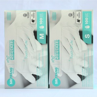 Găng tay cao su y tế có bột Sri Trang Latex Viva 4.8g - Hộp 100 chiếc (50 đôi)