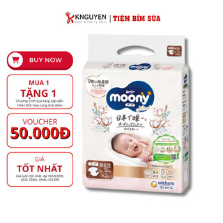 Bỉm Moony Natural Nội Địa Nhật Quần/Dán