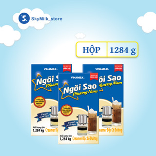 Sữa đặc Ngôi Sao Phương Nam Nhãn xanh biển Hộp giấy 1284g