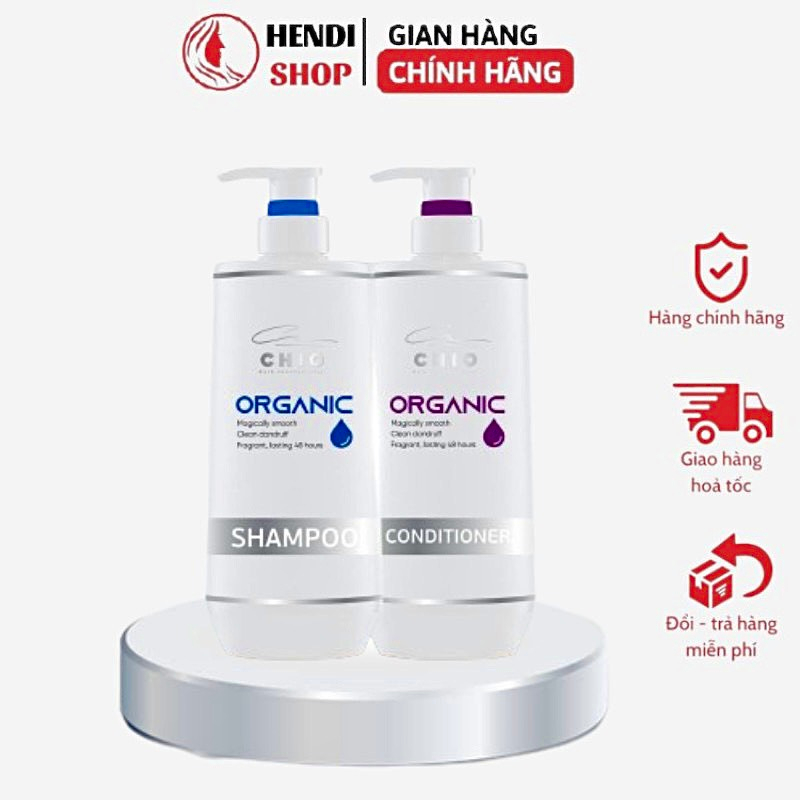Cặp dầu gội ChiO phục hồi tóc hư tổn ngăn ngừa gầu và rụng tóc giúp tóc suôn mượt 800ML