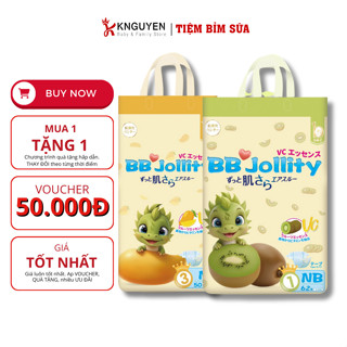 Tã Bỉm BB Jollity/ Bebejoy có đủ size Chính hãng thấm hút cực nhanh, chống tràn, siêu mềm mịn cho bé