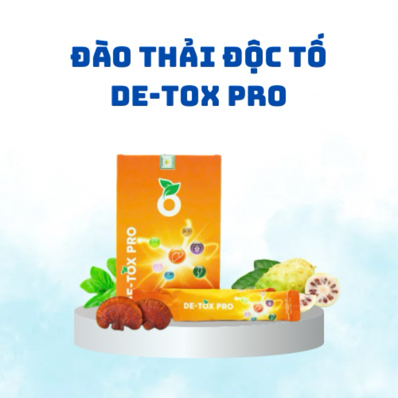 Đào thải độc tố DE-TOX PRO đào thải độc tố của cơ thể thải độc gan 150ml