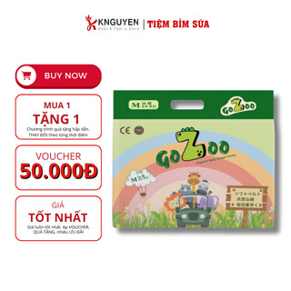 Tã/ bỉm Gozoo cao cấp Nhật Bản NB52/S44/M40/M38/L36/XL34/2XL32/3XL30