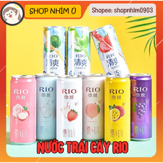 Nước trái cây hoa quả lên men Rio (dạng lon 330ML)
