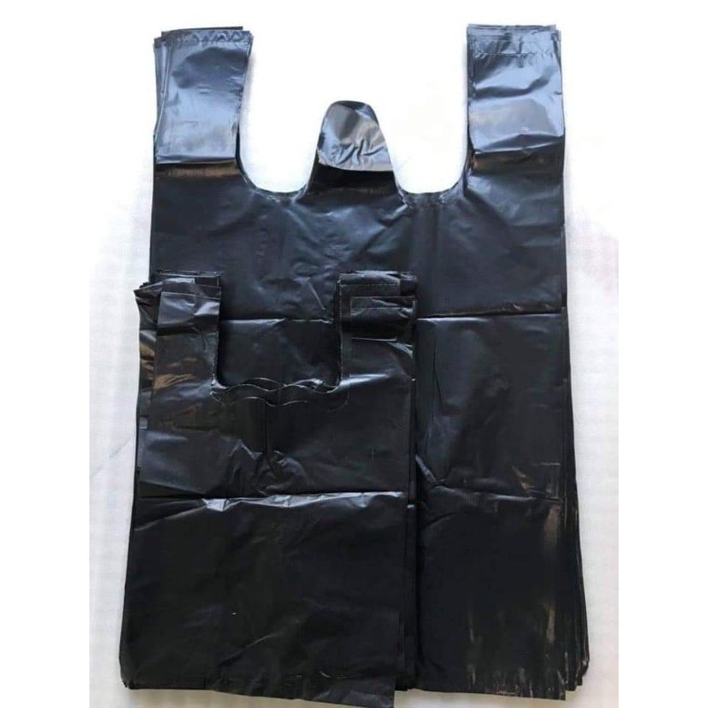( 1 Kg )Túi rác đen có quai sách đủ seri 19/24/30/35/40/44/50/55/60 đen đẹp