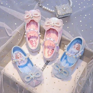 Giày công chúa búp bê, Giày bệt, giày đế bằng  elsa cho bé  Lấp Lánh Dễ Thương Cho Bé Gái 2-12 Tuổi