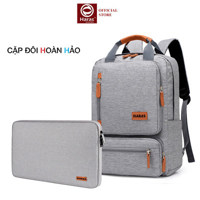 Combo Balo Laptop Cao Cấp Và Túi Chống Sốc Laptop HARAS HR262001