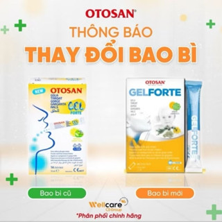 Gel ngậm họng Otosan Throat Gel Forte. Giảm đau họng ho khan ho có đờm mất giọng khàn tiếng. hộp 14 gói