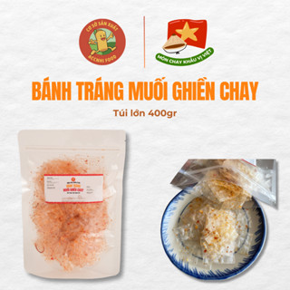 BÁNH TRÁNG MUỐI GHIỀN CHAY lớn 400gr  - Accnhi Food