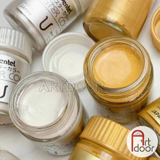 [ARTDOOR] Màu vẽ Poster PENTEL Postercolor hũ lẻ 30ml (Trắng/ Vàng/ Bạc)