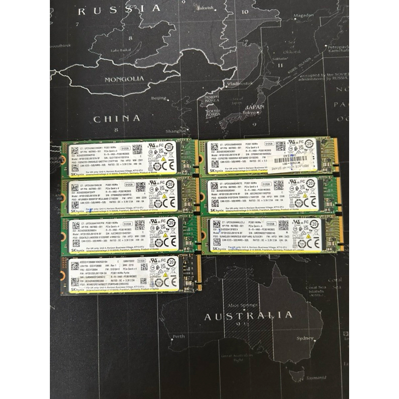 Ổ cứng SSD 512GB SK Hynix Gen4 PC801 sk100% Chính hãng