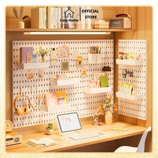  Tấm Nhựa Dán Tường PEGBOARD Kệ Treo Đồ Dùng Cá Nhân Decor Trang Trí Bàn Học COZY DECOR 
