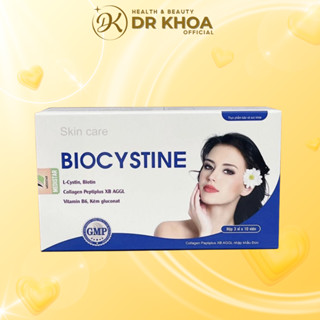 Viên Uống Biocystine Hỗ Trợ Giảm Rụng Tóc Chứa Kẽm, Biotine, L-cystine, Collagen Peptide (30 viên)