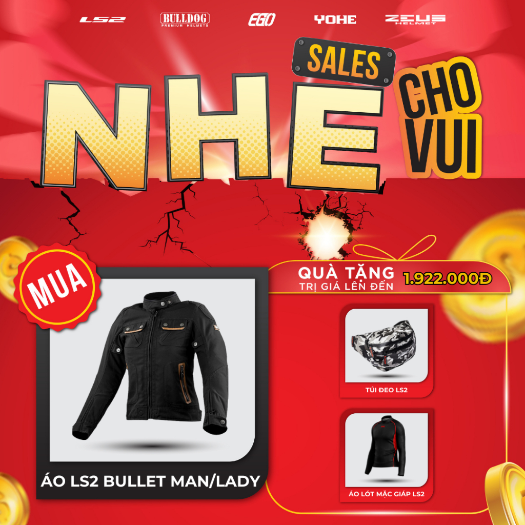Áo Thời Trang Nữ Bảo Hộ Lái Moto, Xe Máy LS2 Bullet Lady