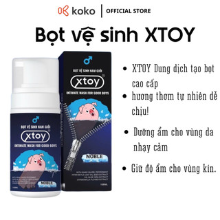 Bọt vệ sinh nam giới XTOY Dung dịch tạo bọt cao cấp 100ml -Koko health