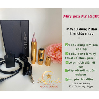 máy pen Mr Right có tích điện