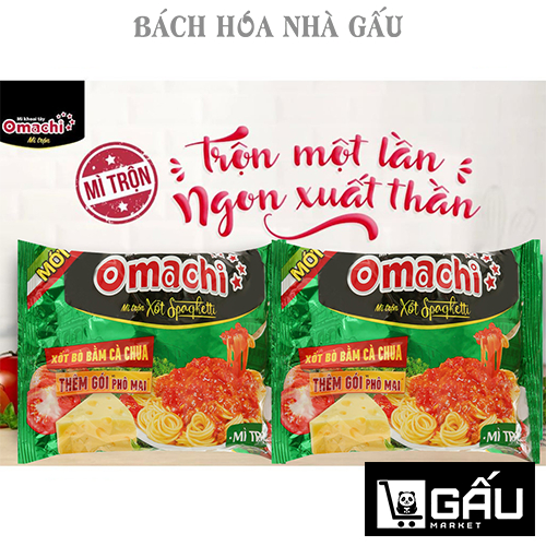Combo 5 Gói Mì Trộn Omachi Xốt Spaghetti