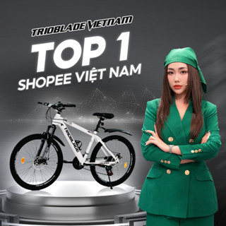 Xe đạp thể thao địa hình Trioblade Việt Nam bản nâng cấp siêu nhẹ hộp số 24 cấp độ bảo hành chính hãng 2 năm