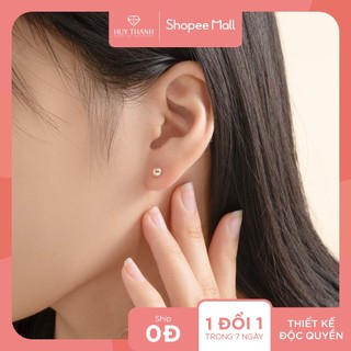  Bông Tai Nữ Vàng Tây 14K BT395 Huy Thanh Jewelry 