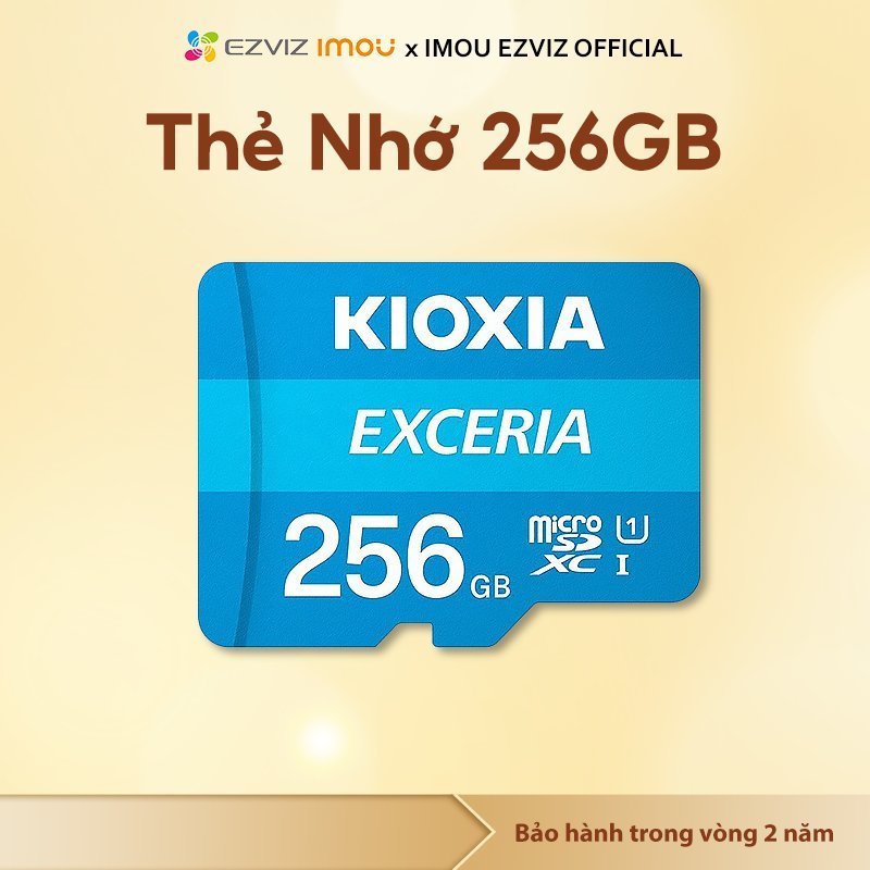 Thẻ nhớ 256Gb KIOXIA chính hãng cho camera Imou, Ezviz, Yoosee, TAPO