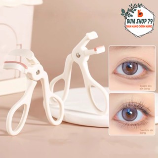 Kẹp Bấm Mi Bằng Nhựa Thiết Kế Góc Nhỏ Và Góc Rộng Tiện Lợi, Dụng Cụ Kẹp Mi Nhựa Đầu Silicon Cong Lâu