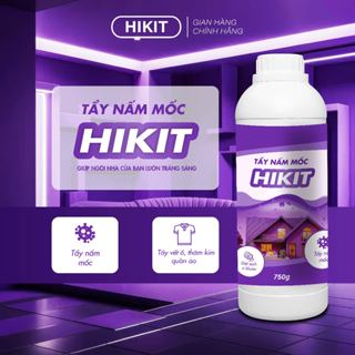 Tẩy mốc tường, thâm kim, Tẩy trắng quần áo, giày bị mốc, rêu mốc tường lâu ngày HiKit 750g