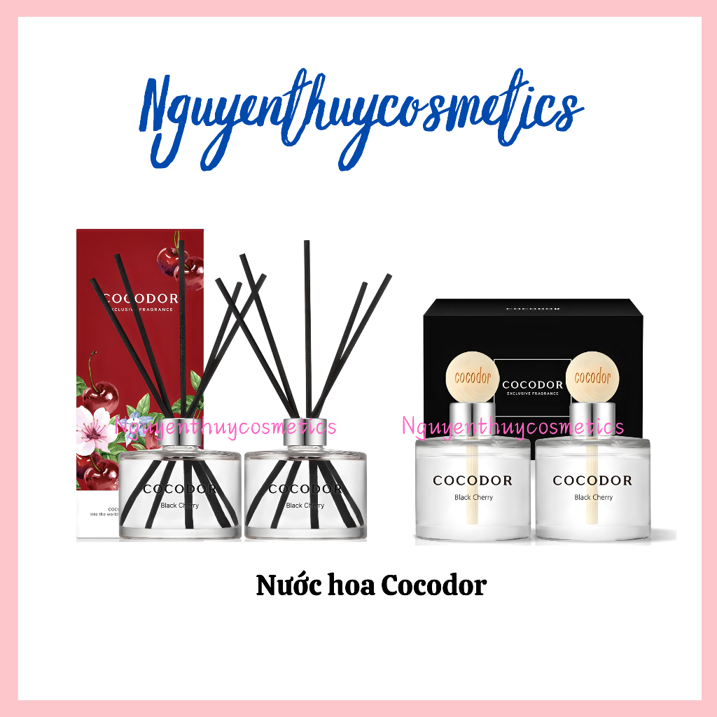 Tinh Dầu Tán Hương Thơm Phòng/ Nước hoa ô tô Cocodor Black Cherry