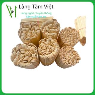 Que Kem Gỗ [1Kg, 500g], Đè Lưỡi, Que Tròn Làm Mô Hình Handmade, Wax Lông