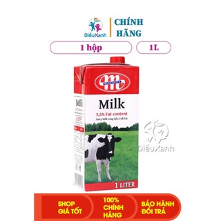 1 hộp sữa tươi nguyên kem mlekovita 1l sữa ba lan nhập khẩu