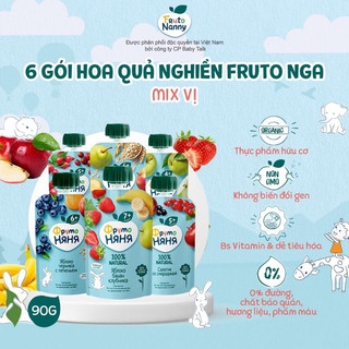 Hoa quả nghiền Fruto Nga cho bé từ 6 tháng