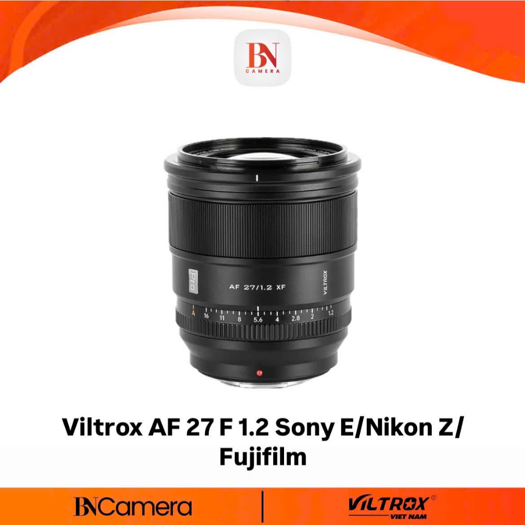 [Có bảo hành] Viltrox AF 27mm F1.2 PRO For Fujifilm | Sony | Nikon