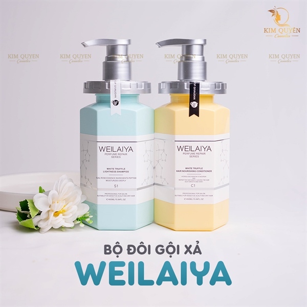 [WEILAIYA] Bộ Dầu Gội Weilaiya Phục Hồi Đa Tầng Nấm Truffle Weilaiya 450ml
