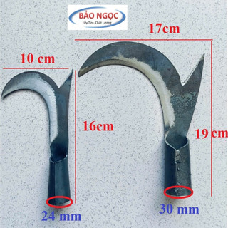  Dụng cụ hái dừa lưỡi liềm cắt trái dừa trên cao thép tốt vật tư nông nghiệp cứng cáp cắt tỉa cây sắn măng 