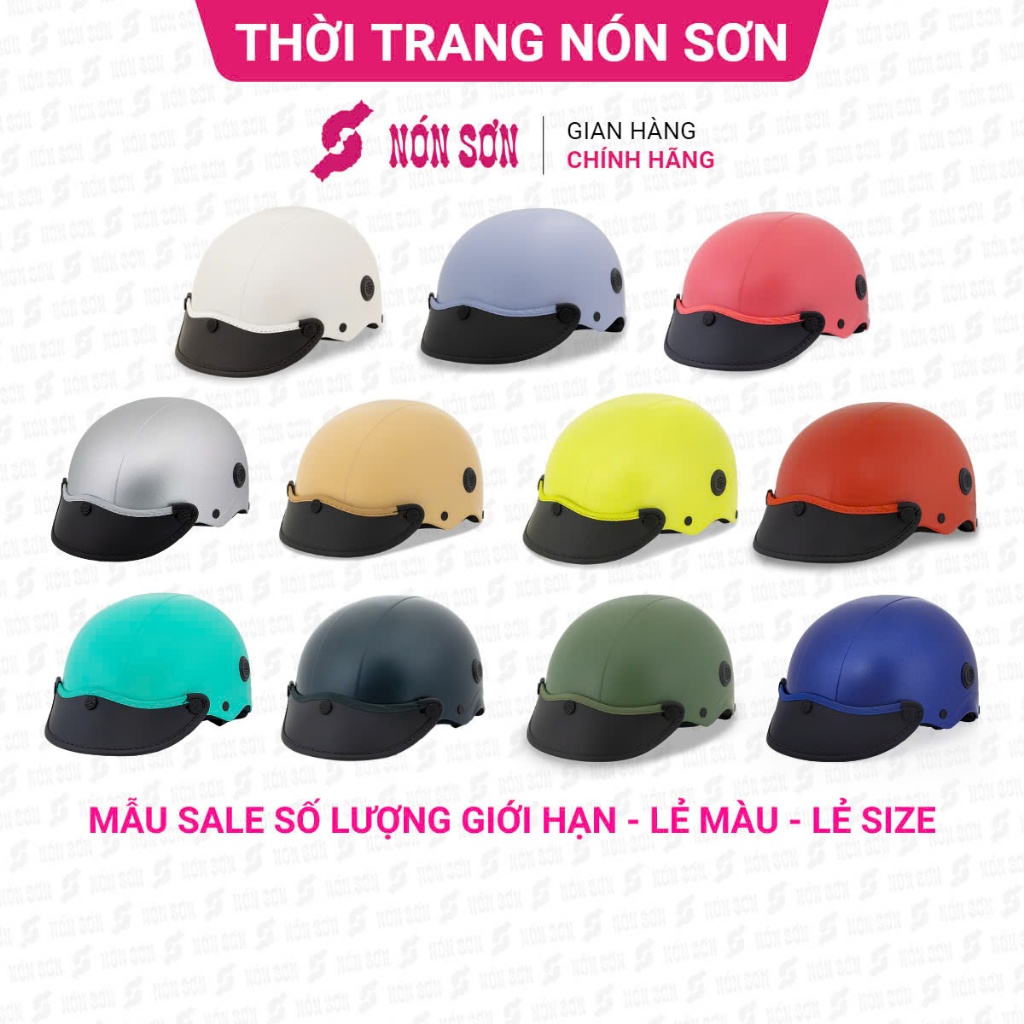 ƯU ĐÃI BÍ MẬT - SỐ LƯỢNG CÓ HẠN MŨ BẢO HIỂM NÓN SƠN