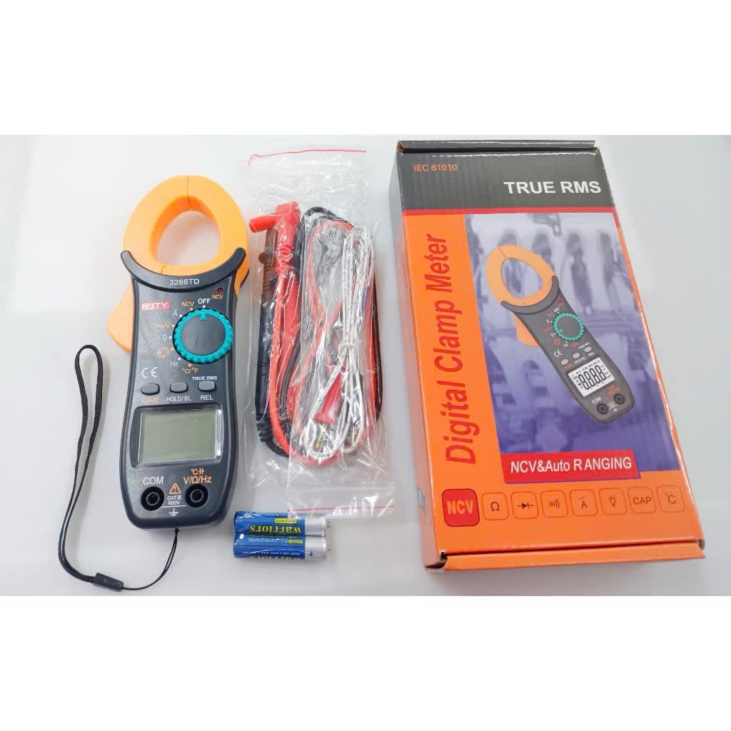 Đồng hồ đo vạn năng kẹp dòng ampe kìm 3266TD