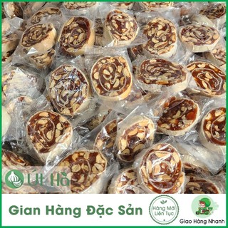  Kẹo Chuối Cuộn Bánh Tráng Đậu Phộng Túi Zip 500G Dẻo Ngon Vị Ngọt Hài Hòa - Út Hà Đặc Sản 