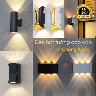 Đèn trang trí hắt tường phòng khách phòng ngủ sân vườn ngoài trời chống nước điểm nhấn không gian