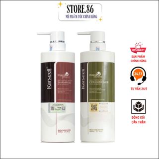 Dầu Gội Dầu Xả KARSEELL COLLAGEN MACA Phục Hồi Tóc Mềm mượt, Ngăn Rụng Tóc