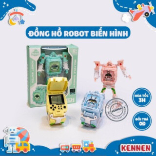 Đồ chơi đồng hồ robot biến hình loại to