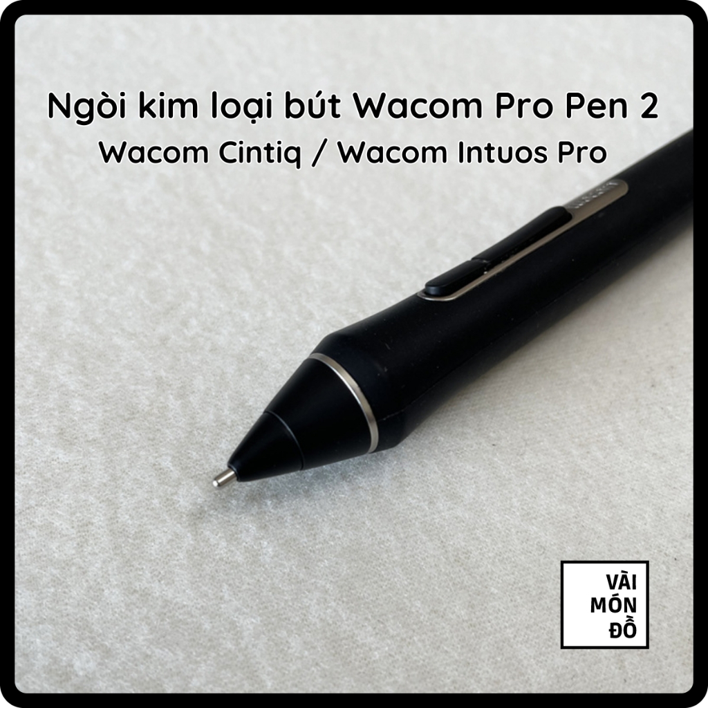 Ngòi Kim Loại Cho Bút Pro Pen 2 Ngòi Hợp Kim Chống Mài Mòn Của Wacom Intuos Pro, Cintiq Pro