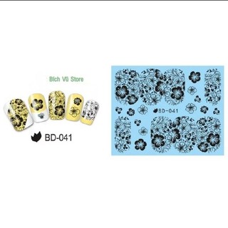 Decal dán móng nước mã BD