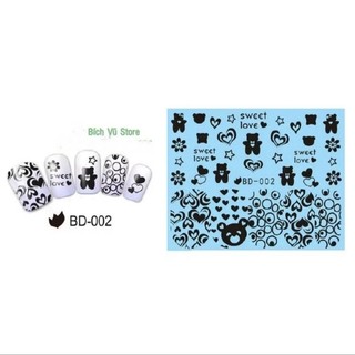 Decal dán móng nước mã BD