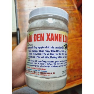 Bột đậu đen xanh lòng nguyên chất sấy và xay nhuyễn đẹp da, tăng sức đề kháng