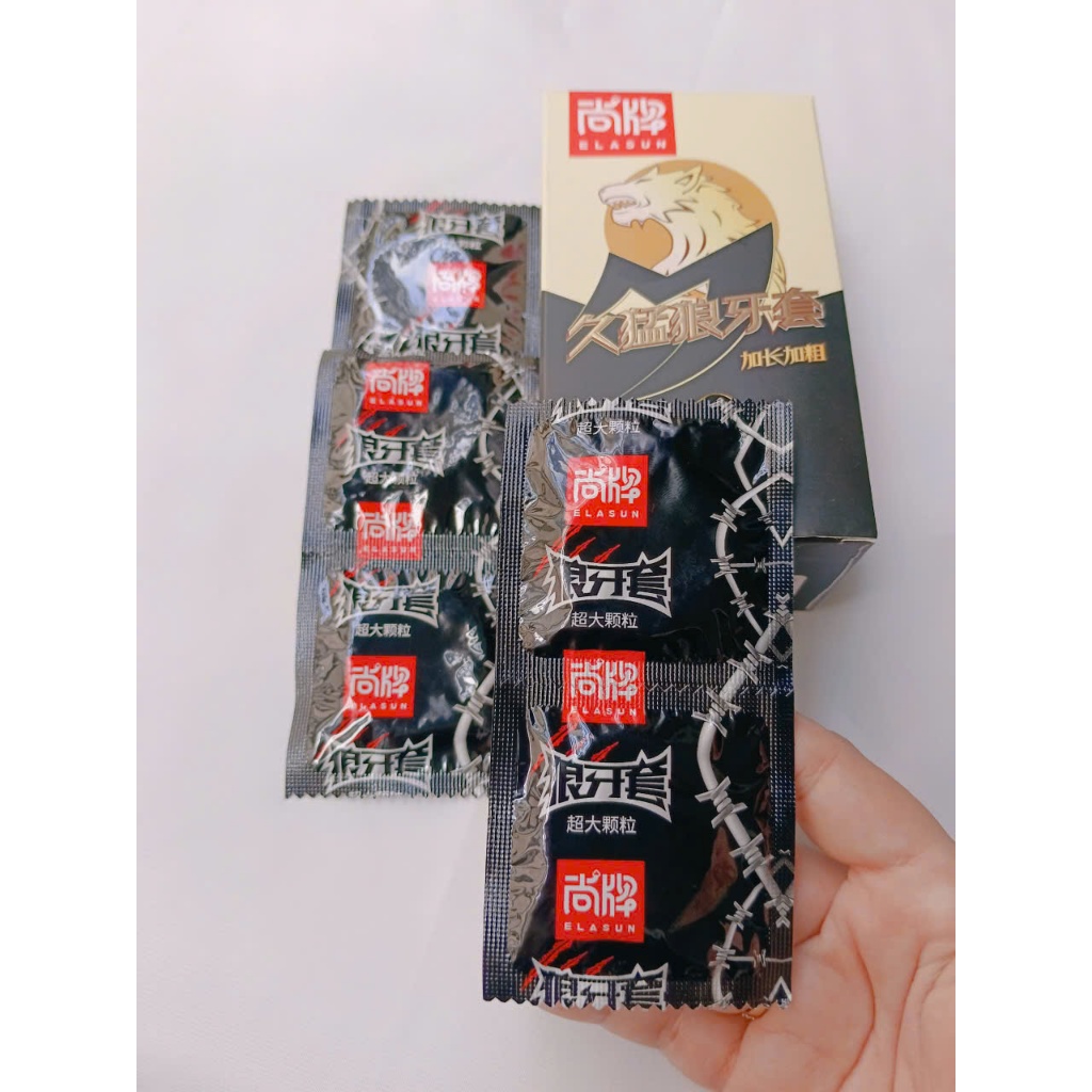 Bao cao su sư tử Elasun gai hộp 10 cái