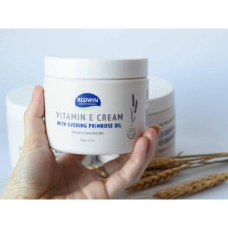 (Mầu mới) Kem dưỡng da Redwin Vitamin E & Tinh dầu Hoa anh thảo Cream 330g