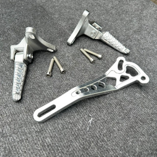 Gác Chân Malay SIRIUS (50-110) + Pát Pô CNC Dày (Có tặng kèm Ốc)